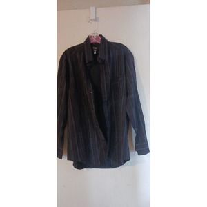 Bertrand Marois‎ Long SLEEVE Button Up Shirt size G/L Made in Canada